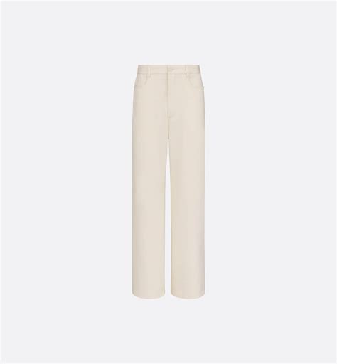 dior chinos|Dior Icons Chinos White Cotton and Cashmere Blend .